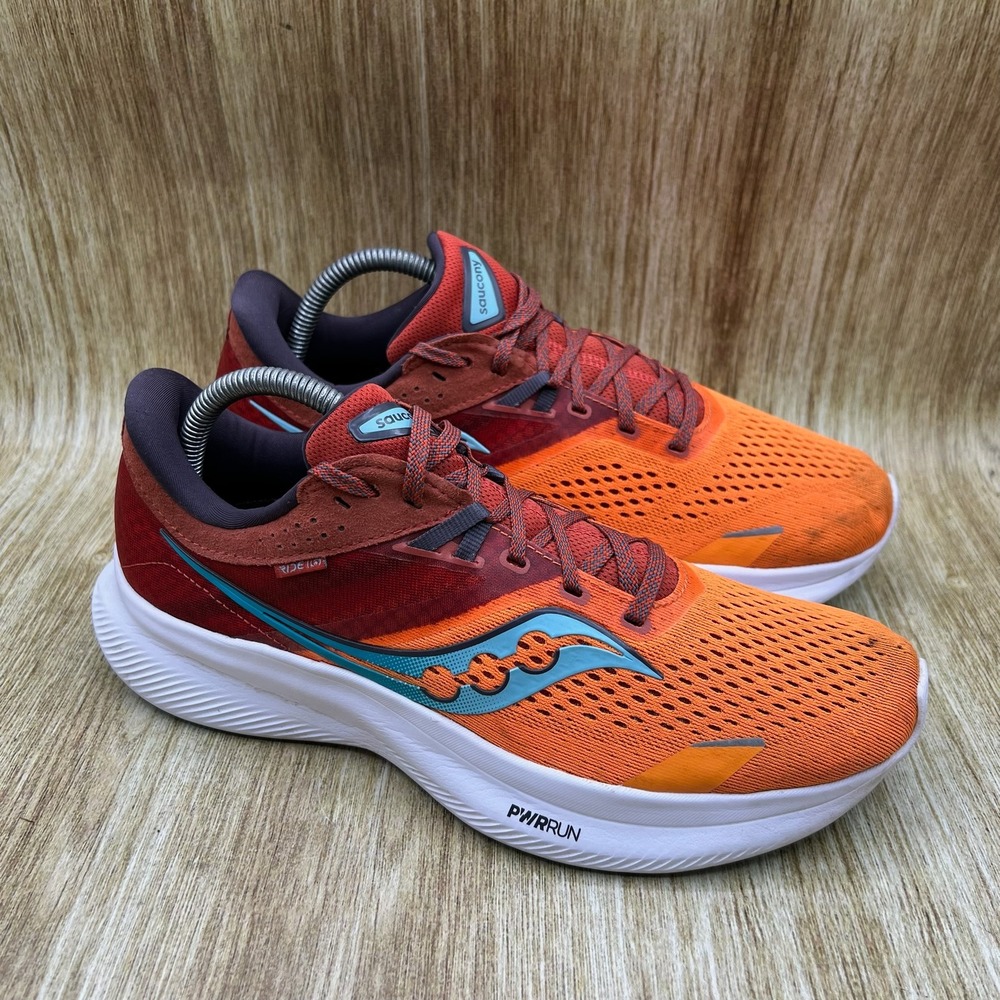 Saucony Ride 16 Men's Size 8 Marigold‎ Lava Running Shoes Sneakers S20830-25